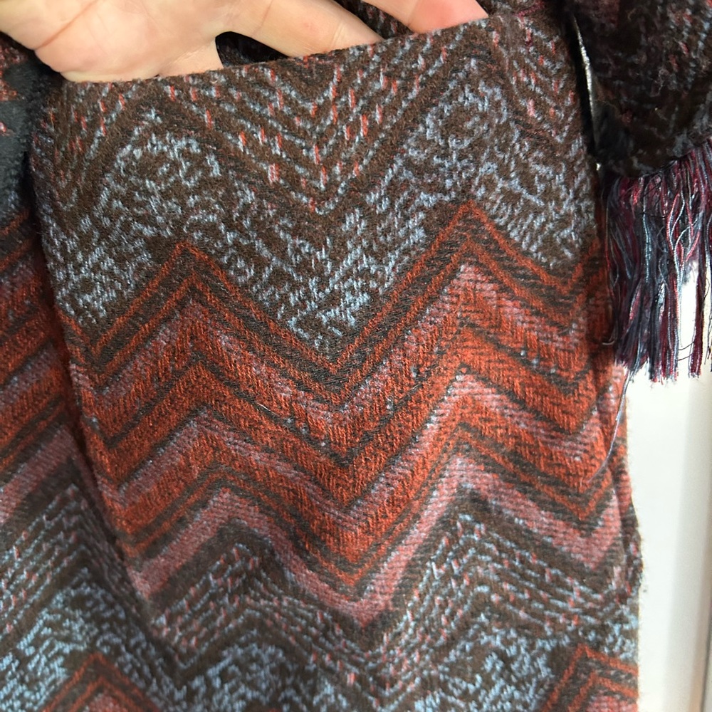 Cozy Chevron Open Front Cardigan - Picture 7 of 12